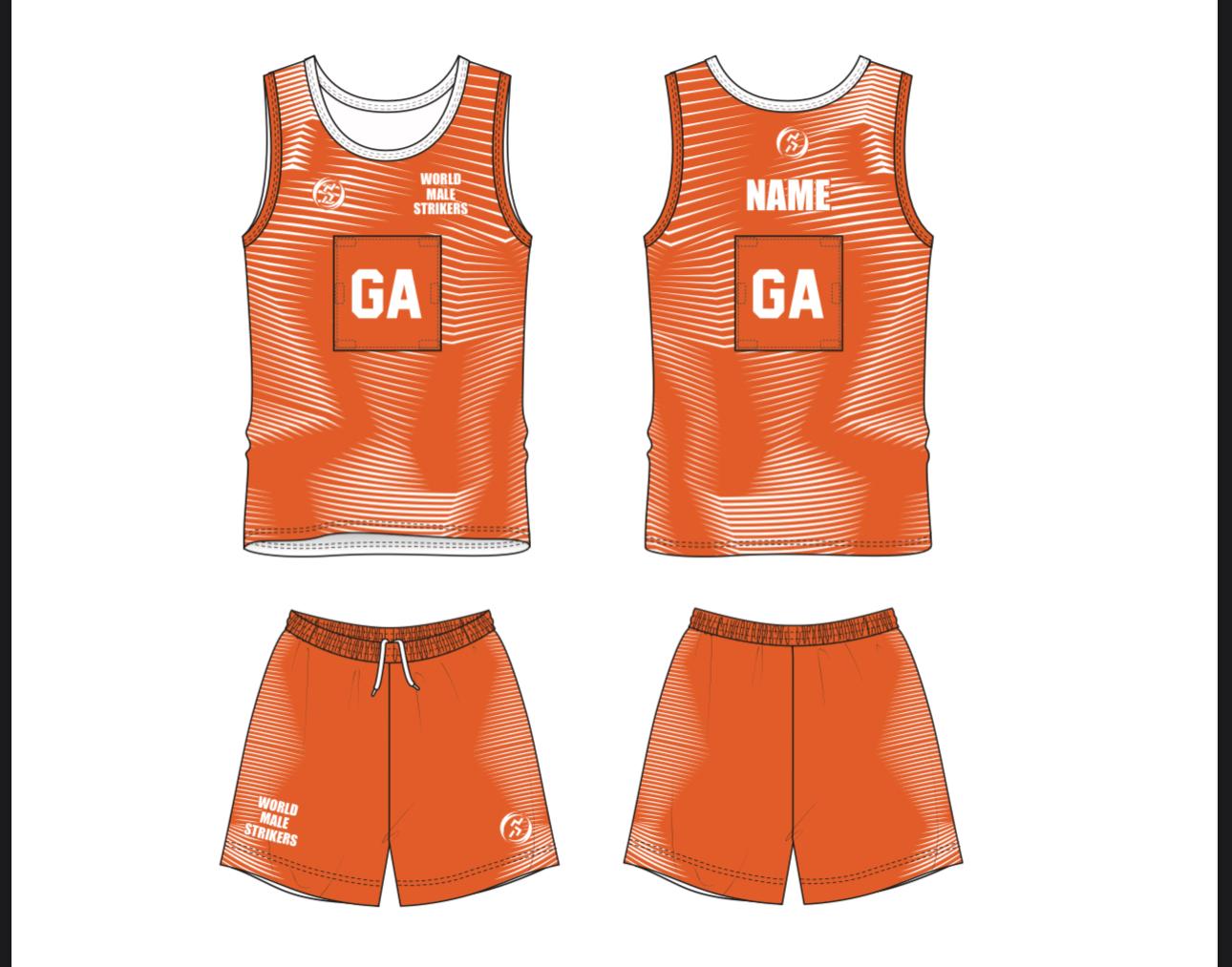Custom Male NetBall Uniform