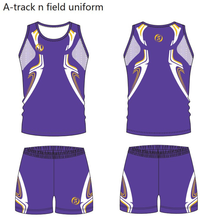 Custom Male Track And Field Uniform