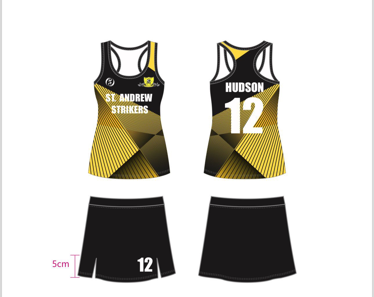 Custom Female Field Hockey Uniform